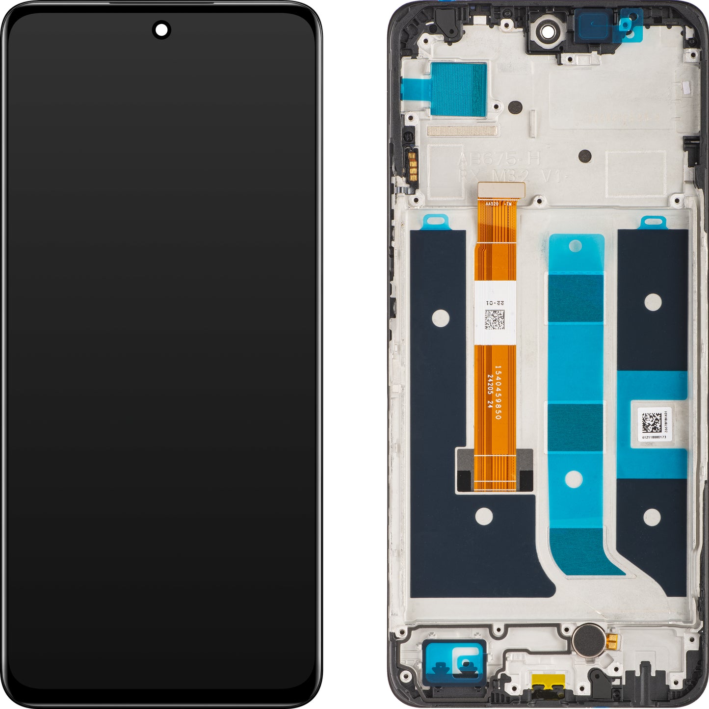 Realme 11 5G Pantalla táctil Realme 11 5G, con marco, negro medianoche, Service Pack 621029000064