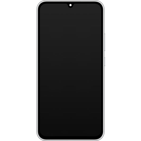 Pantalla táctil Samsung Galaxy A34 A346, con marco, plata, Service Pack GH82-31200B