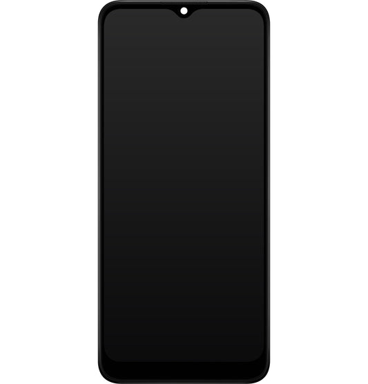 Pantalla táctil Samsung Galaxy A03s A037, con marco, versión G, negro, Service Pack GH81-21233A