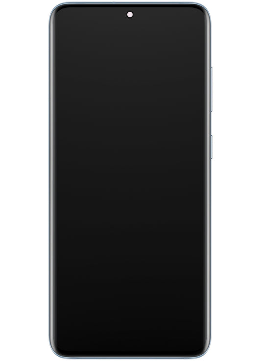 Pantalla táctil Samsung Galaxy S20 5G G981 / S20 G980, con marco, azul, Service Pack GH82-31432D
