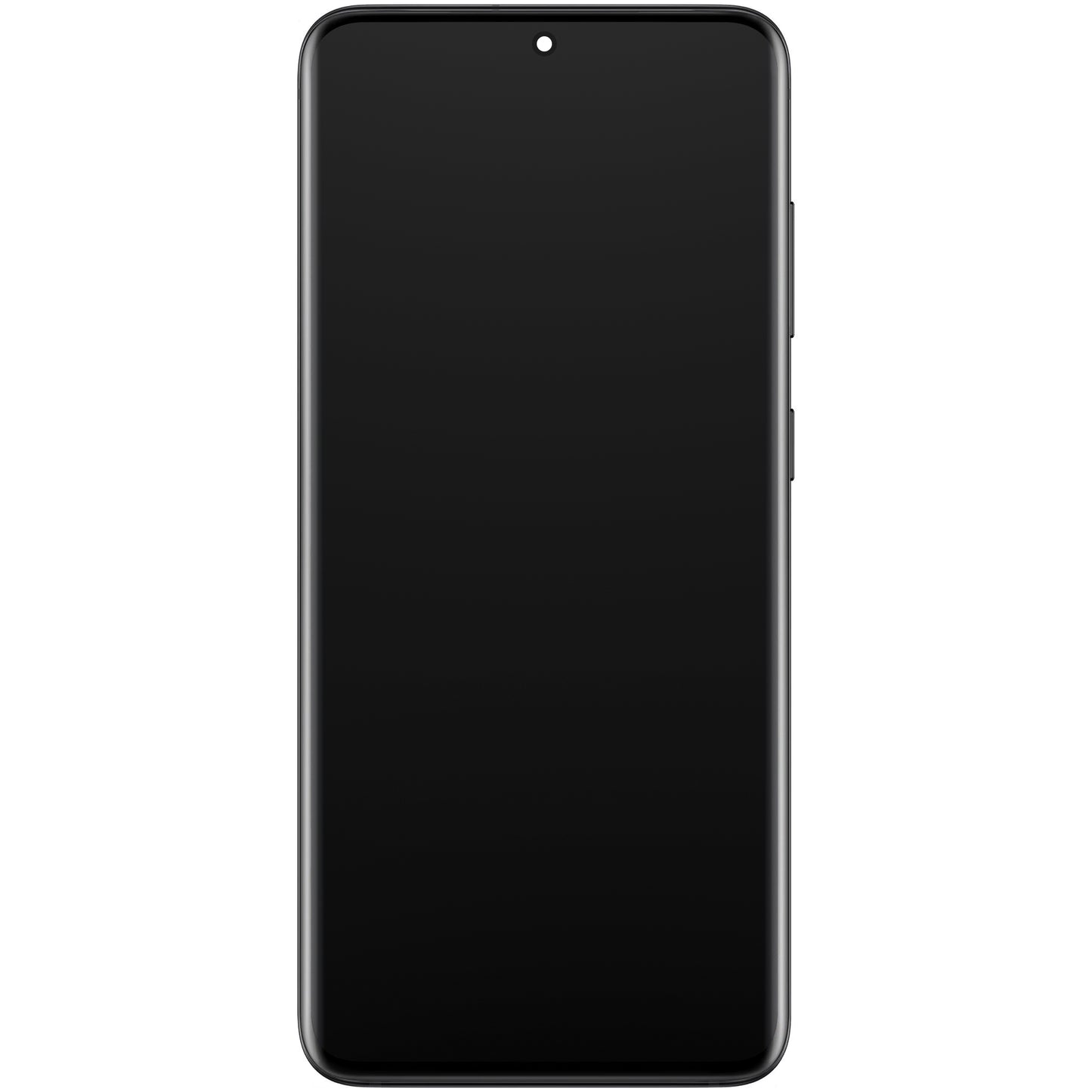 Pantalla táctil Samsung Galaxy S20+ 5G G986 / S20+ G985, con marco, negra, Service Pack GH82-31441A