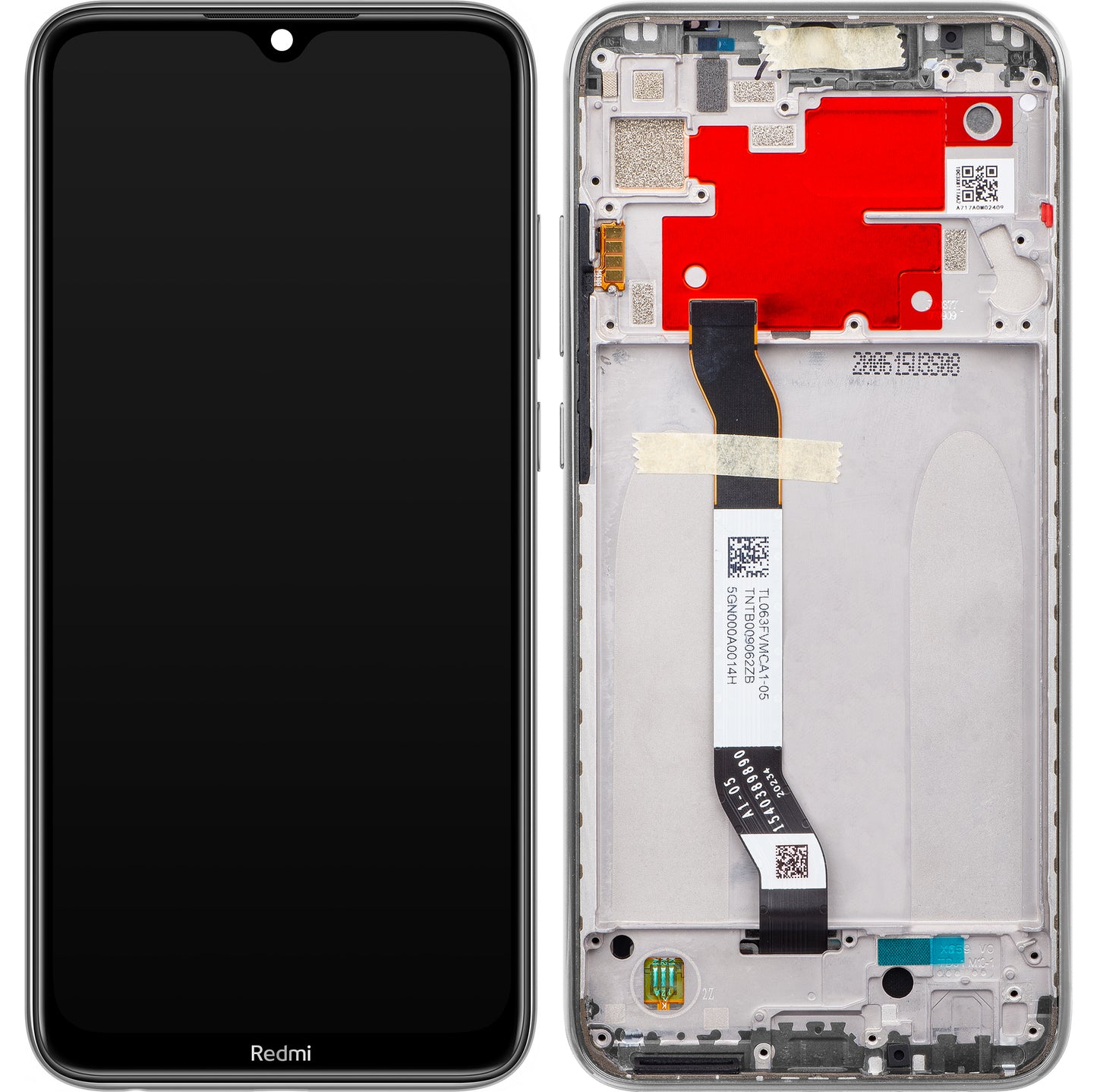 Xiaomi Redmi Note 8T Pantalla táctil, con marco, plata (Moonlight White), Service Pack 5600020C3X00