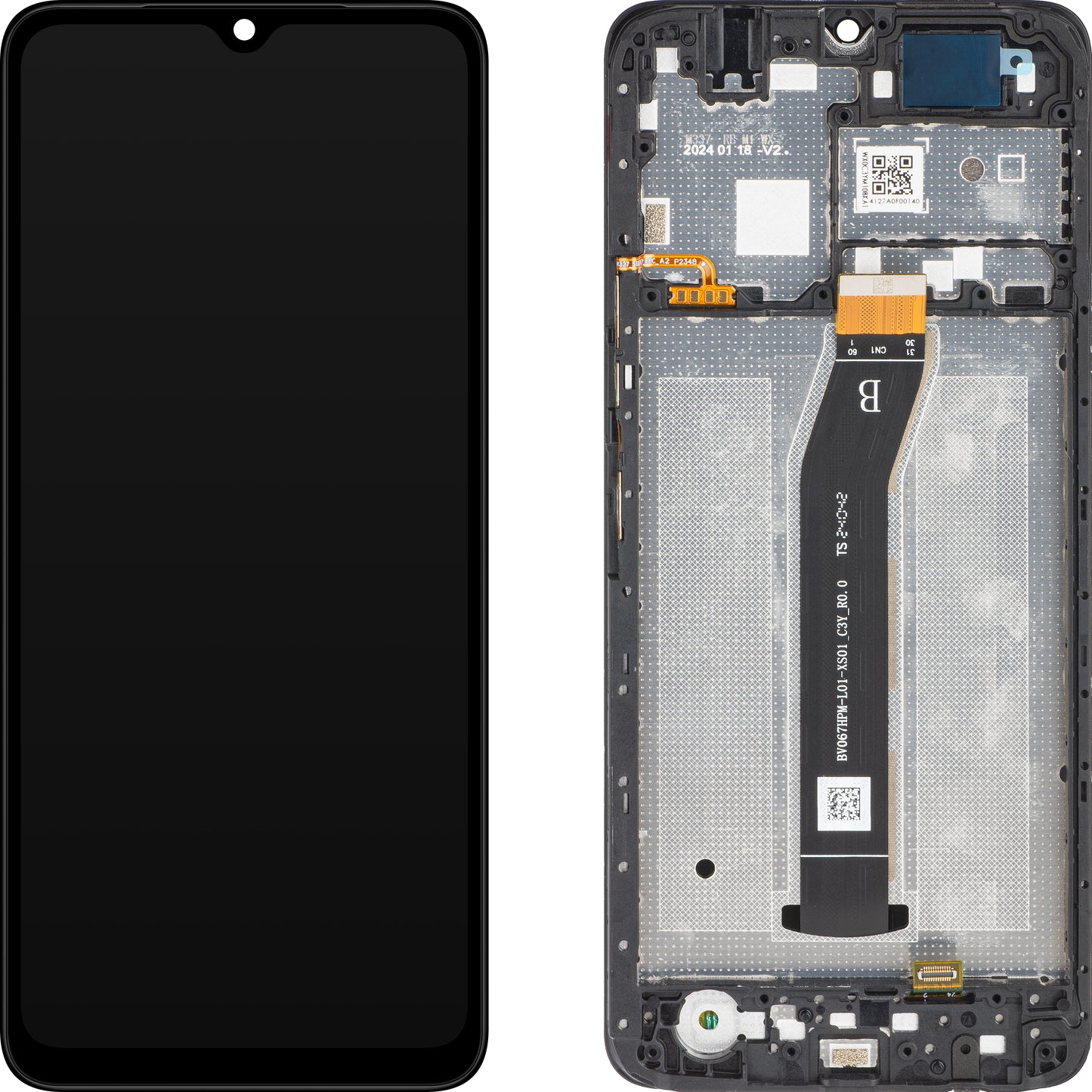 Xiaomi Redmi A3 Pantalla táctil, con marco, negro, Service Pack 5600010C3Y00