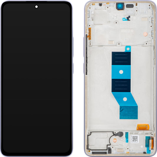 Display con Pantalla Táctil Xiaomi Poco M7 Pro 5G, con Marco, Violeta (Lavender Frost), Service Pack 5600080O17P00