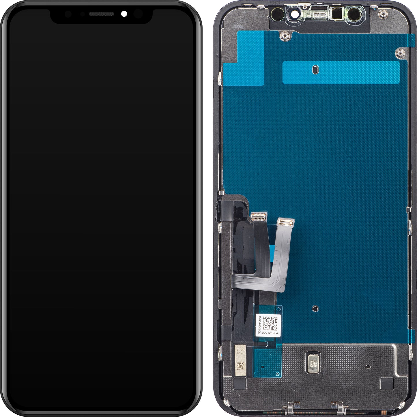 ZY Pantalla Táctil para Apple iPhone 11, con Marco, LCD In-Cell IC Movible, Negro
