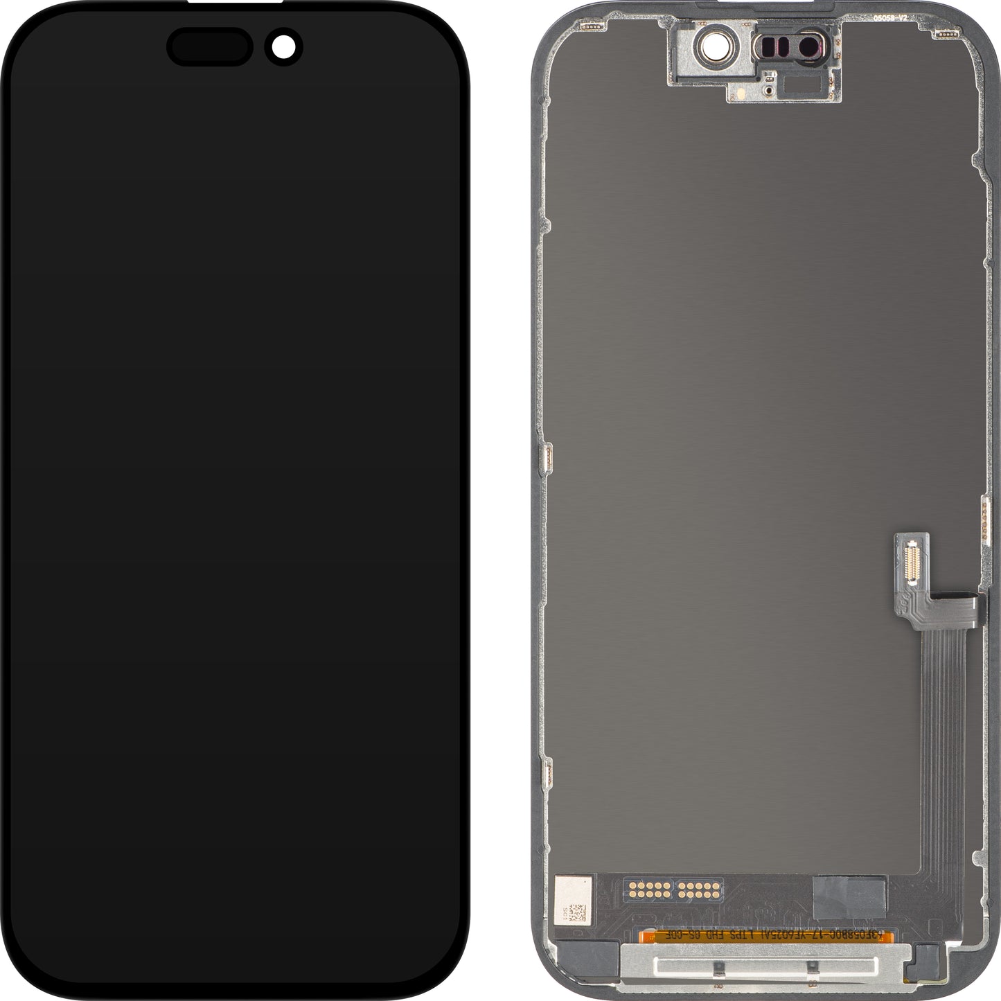 Pantalla con Touchscreen ZY para Apple iPhone 17, con Marco, Versión LCD In-Cell IC Movable, Negro