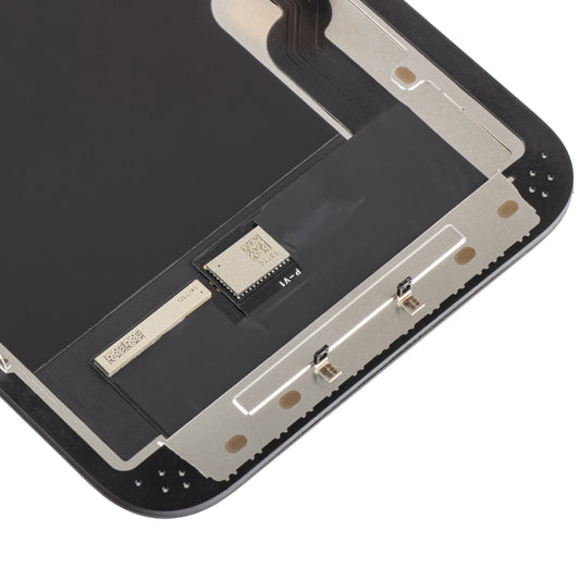 Pantalla táctil ZY para Apple iPhone 13, con marco, versión Soft OLED, negro