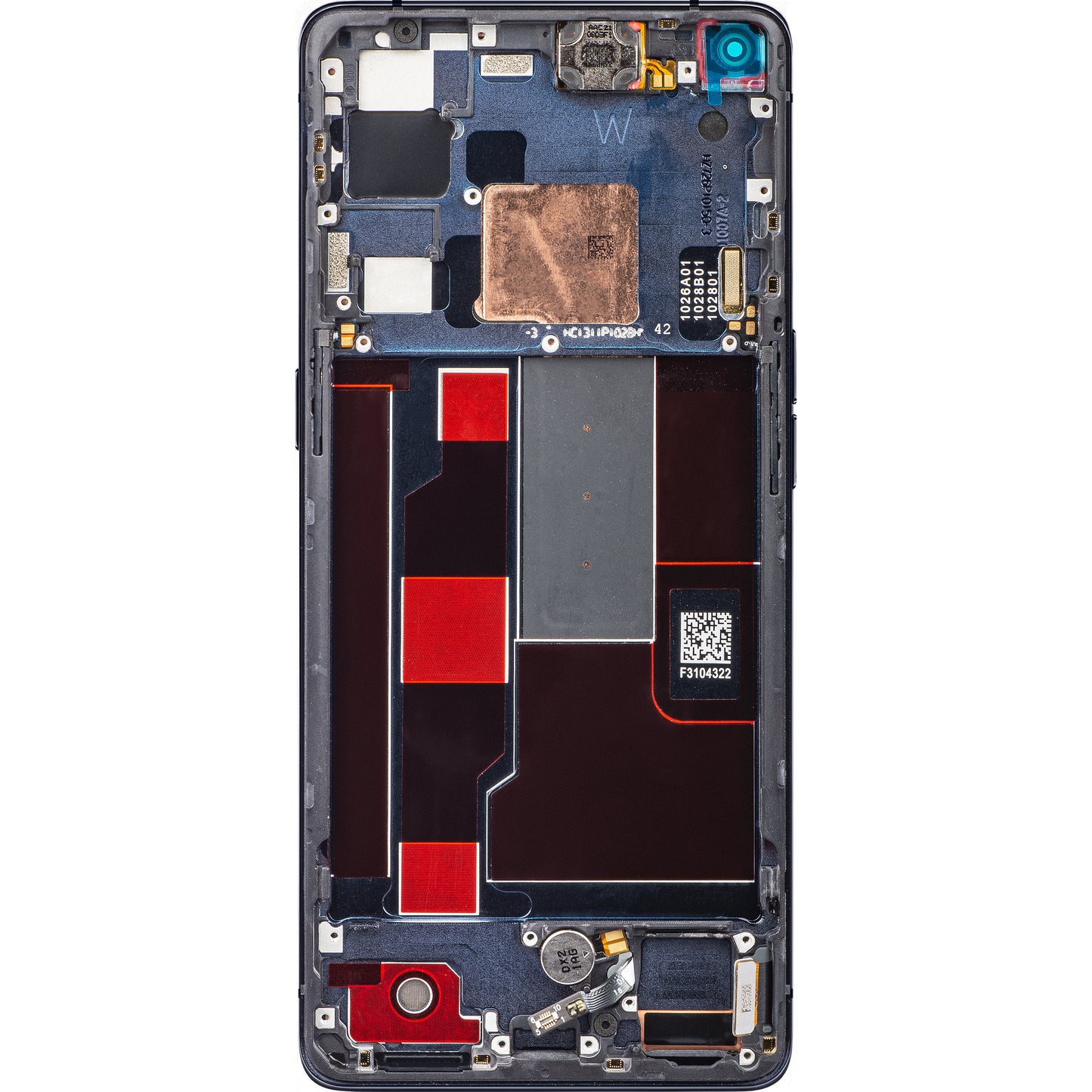 Oppo Find X2 Neo Pantalla Táctil, con Marco, Negro Luz de Luna, Paquete de Servicio 4904017