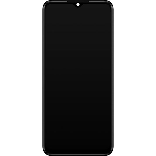 Pantalla táctil Realme Narzo 50A Prime / C35, con marco, negro, Service Pack 4130056