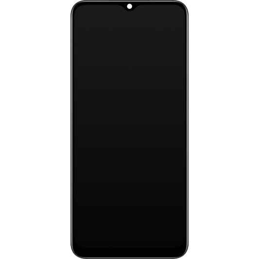 Pantalla táctil Realme C30 / Narzo 50i Prime, con marco, negro, Service Pack 4130279