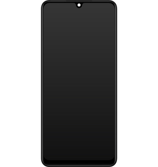 Touchscreen Display Samsung Galaxy A22 A225, with Frame, Black, Service Pack GH82-25944A