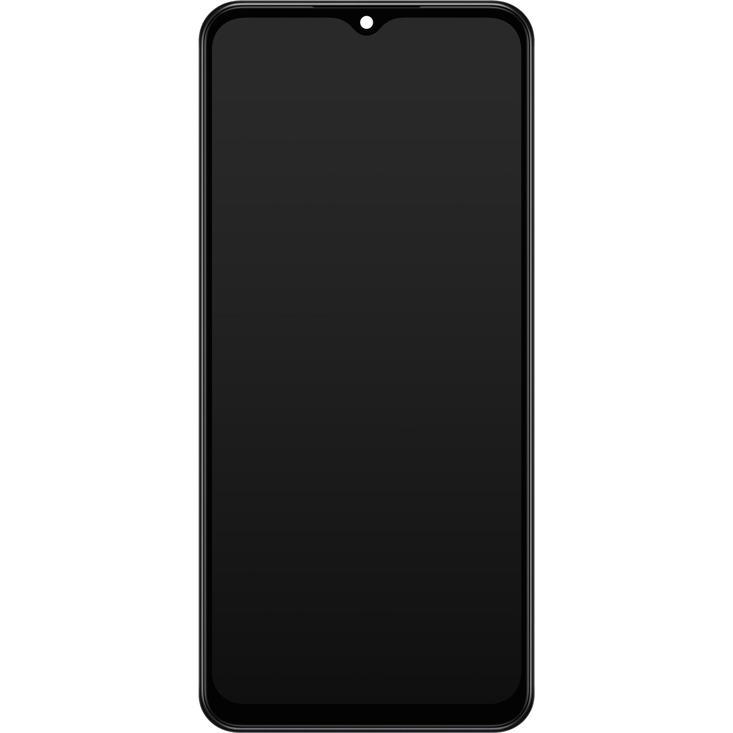 Pantalla táctil Samsung Galaxy M13 M135, con marco, negra, Service Pack GH82-29132A