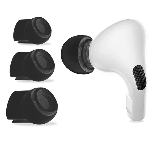 Tapones Tech-Protect para Apple AirPods Pro Series, Tamaño S / M / L, Negros