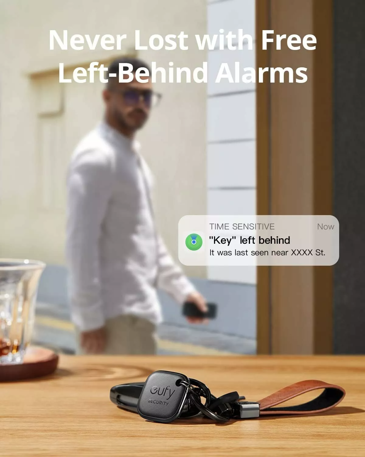 Eufy Security SmartTrack Link para iOS Series, Set de 2 piezas, Negro E87B0011