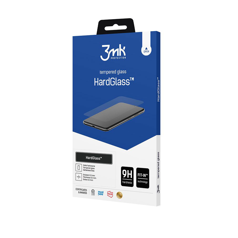 Protector de pantalla 3MK HardGlass para Samsung Galaxy A37 5G, vidrio templado, adhesivo completo