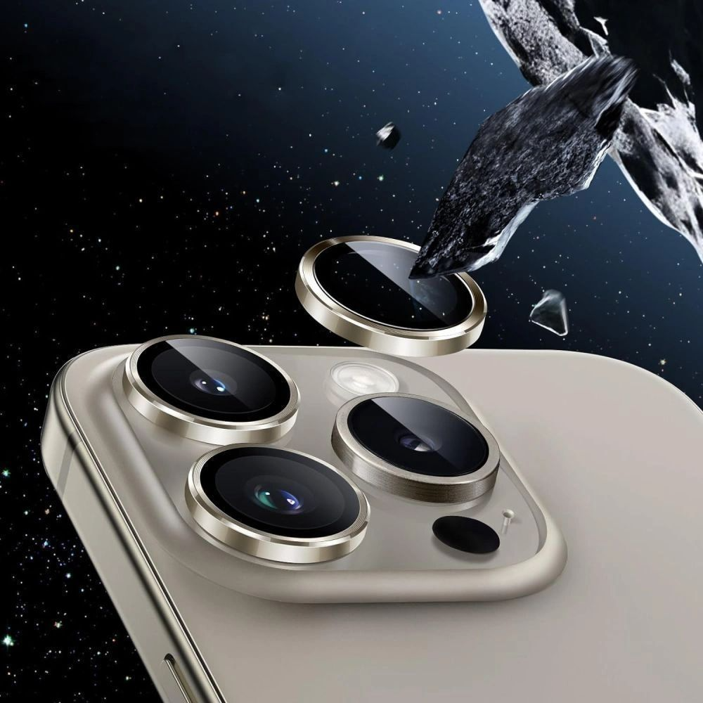 Protector de cámara trasera Tech-Protect CamRing Fit+ para Apple iPhone 17, Cristal Templado, Transparente