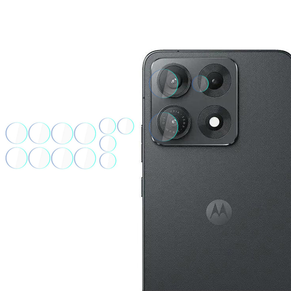 Protector de pantalla para cámara trasera 3MK Protection para Motorola Edge 70 Max, vidrio templado, juego de 4 piezas, transparente