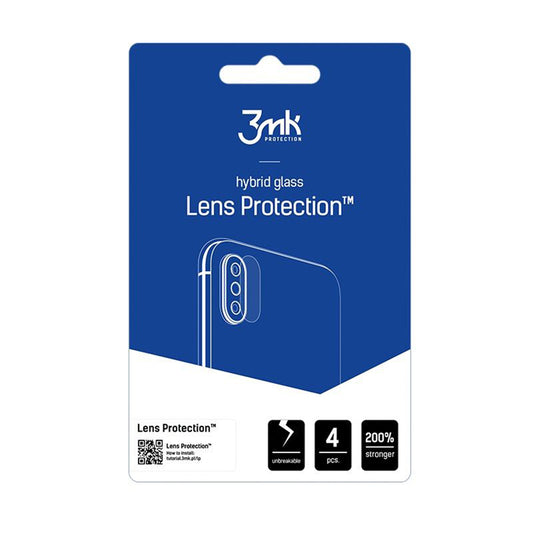 Protector de pantalla para cámara trasera 3MK Protection para Samsung Galaxy Z Fold8 F971, vidrio templado, juego de 4 piezas, transparente