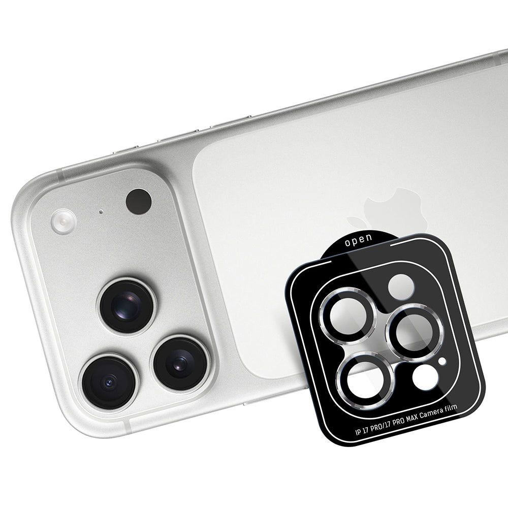 Protector de pantalla para cámara trasera 3MK Protection Pro para Apple iPhone 18 Pro / 18 Pro Max, vidrio templado, plateado