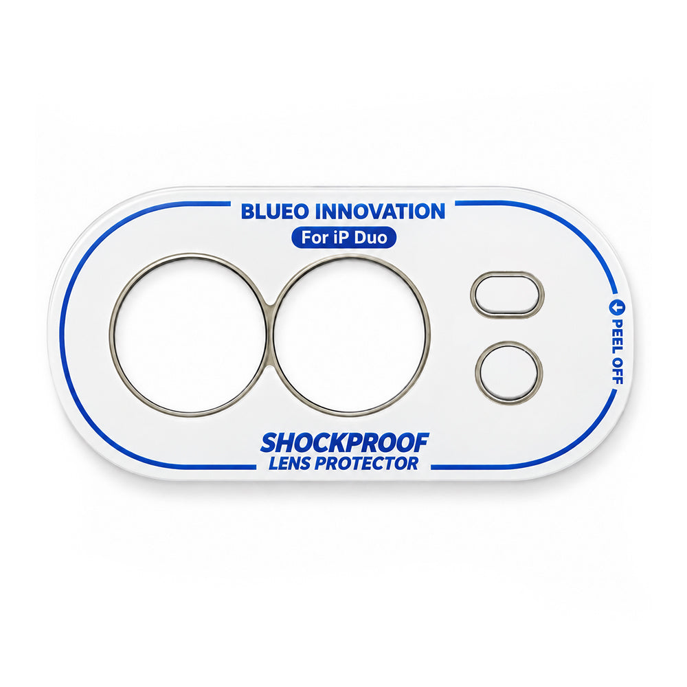 Protector de cámara trasera Blueo Invisible para Apple iPhone Duo, plástico