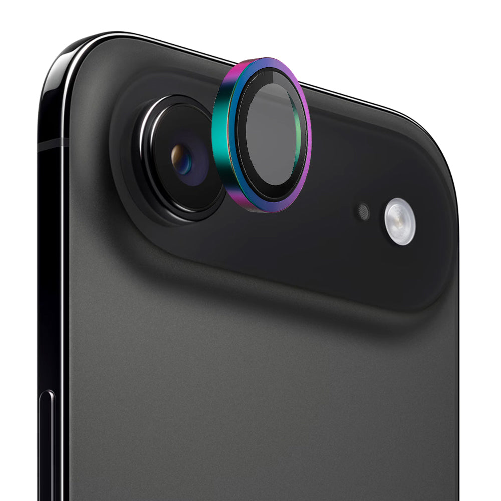 Protector de cámara trasera Blueo Metal Frame para Apple iPhone 17 Air, Cristal Templado, Multicolor