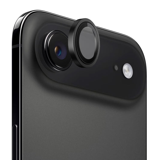 Protector de cámara trasera Blueo Metal Frame para Apple iPhone 17 Air, Cristal Templado, Negro