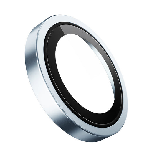 Protector de cámara trasera Blueo Metal Frame para Apple iPhone 17, Cristal Templado, Azul