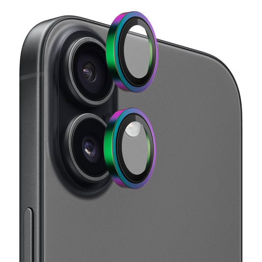 Protector de cámara trasera Blueo Metal Frame para Apple iPhone 17, Cristal Templado, Multicolor