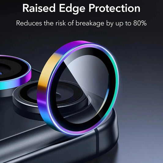 Protector de cámara trasera ESR Armorite para Apple iPhone 17 Pro Max / 17 Pro / 16 Pro Max / 16 Pro, Cristal Templado, Multicolor