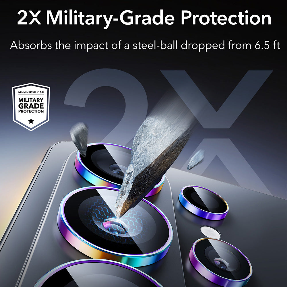 Protector de cámara trasera ESR Armorite para Samsung Galaxy S26 Ultra S948, Cristal Templado, Multicolor