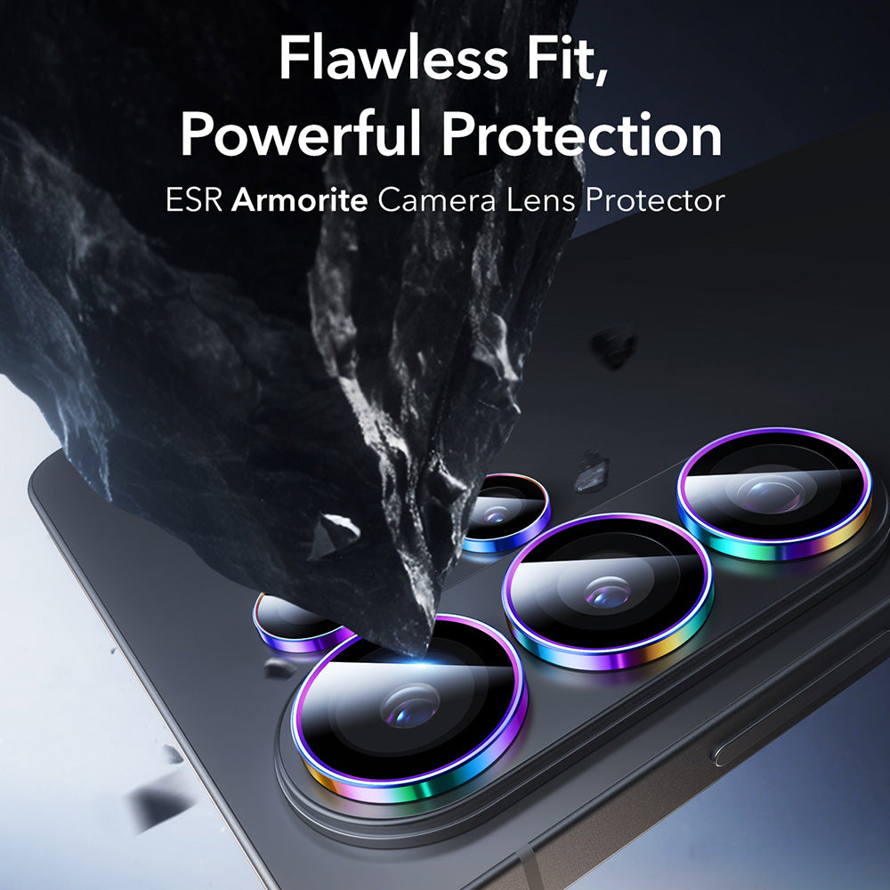 Protector de cámara trasera ESR Armorite para Samsung Galaxy S26 Ultra S948, Cristal Templado, Multicolor