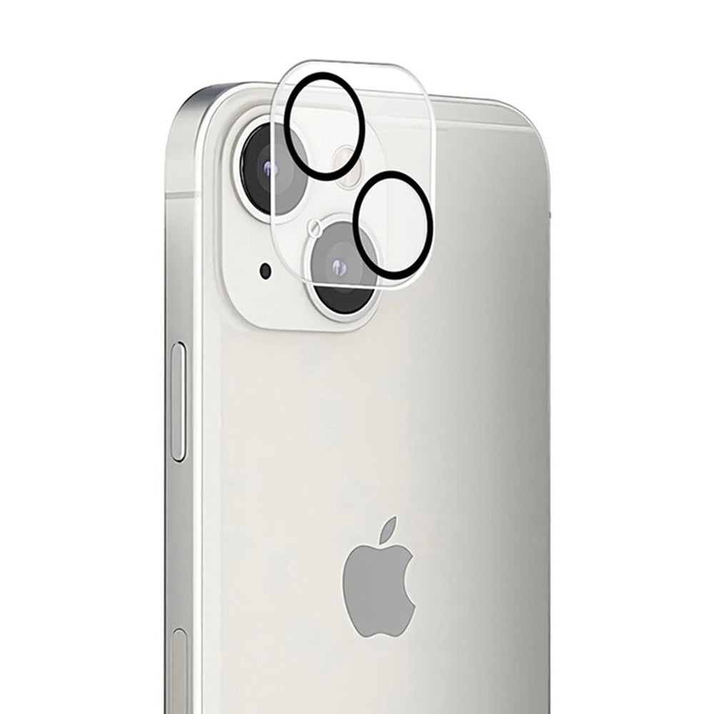 Protector de cámara trasera Lito S+ para Apple iPhone 14 Plus / 14, vidrio templado, negro