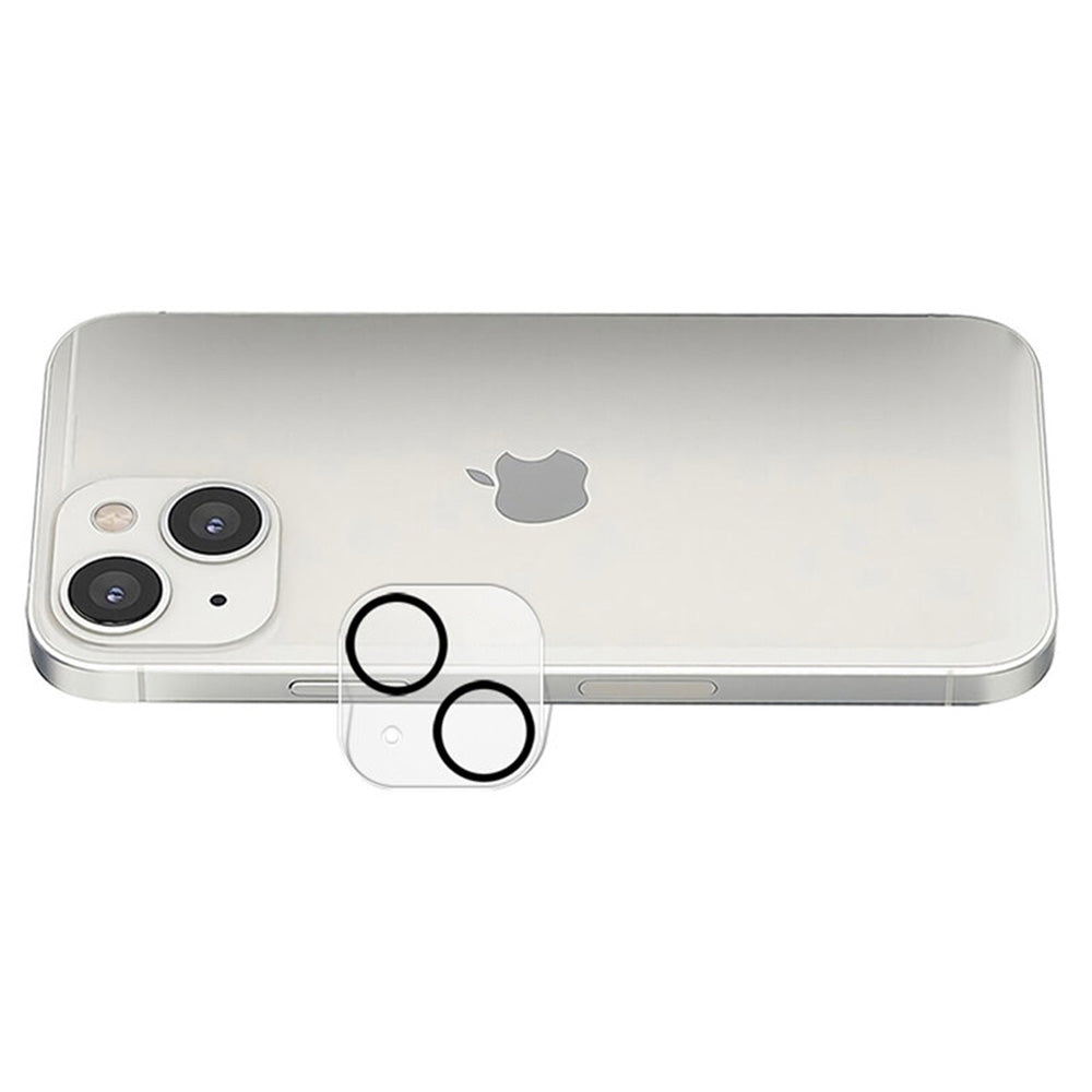 Protector de cámara trasera Lito S+ para Apple iPhone 14 Plus / 14, vidrio templado, negro