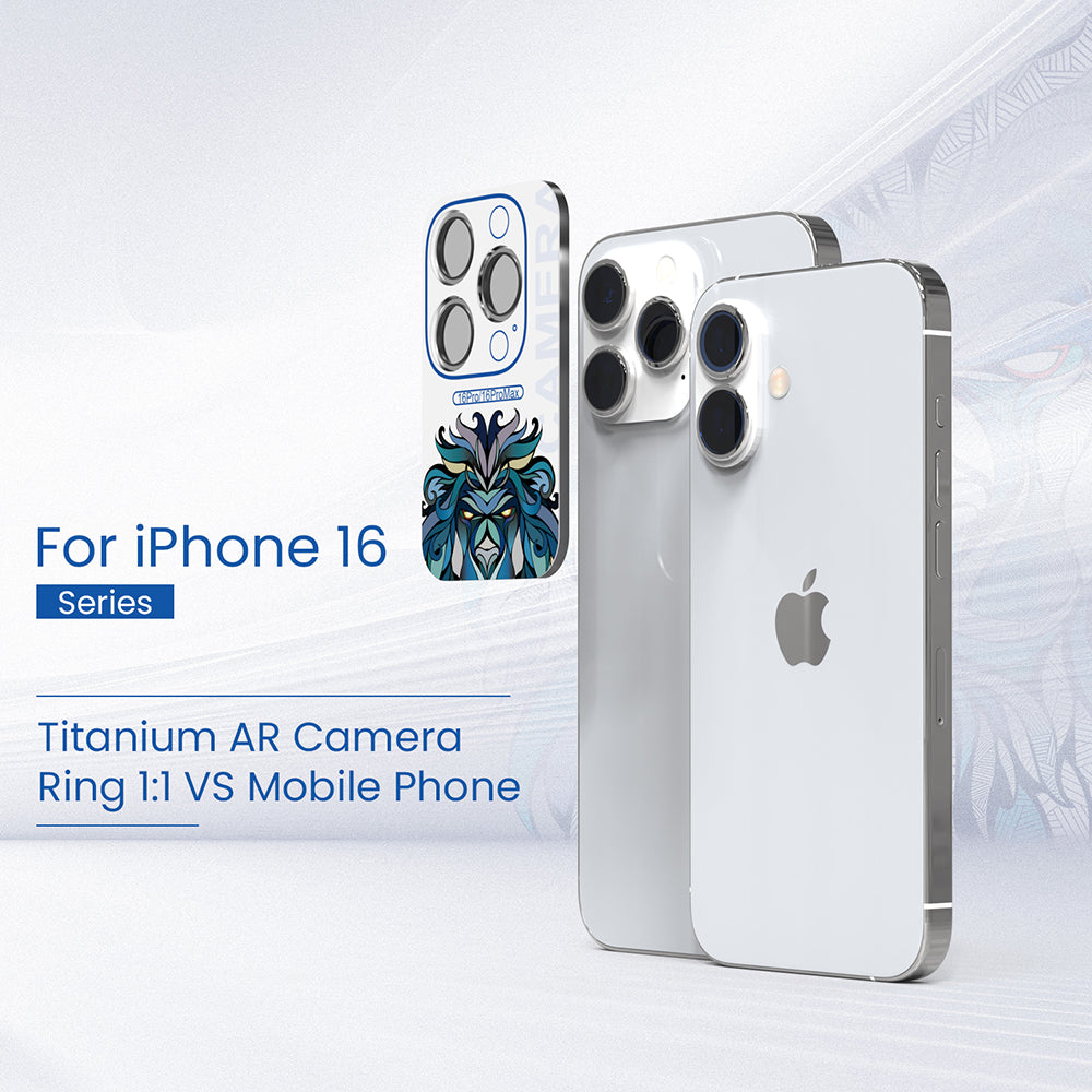 Protector de cámara trasera Lito S+ para Apple iPhone 16 Pro Max / 16 Pro, vidrio templado, bronce