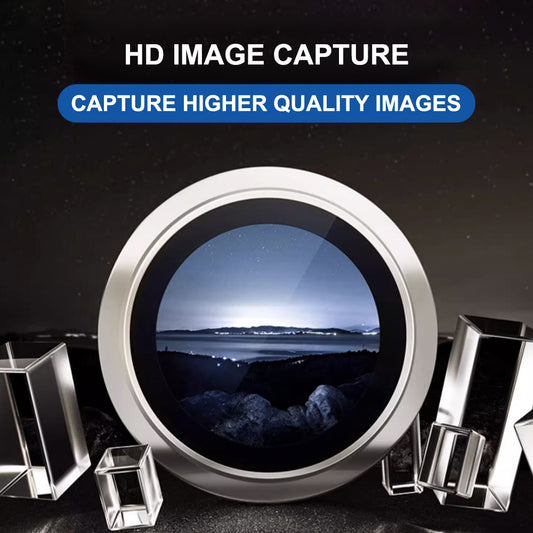 Lámina protectora de cámara trasera Lito Titanium AR para Apple iPhone 17, Cristal Templado, Negra