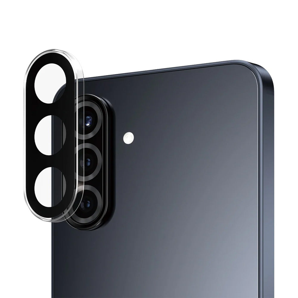 Folie de protección Cámara Trasera PanzerGlass Hoops para Samsung Galaxy A56 A566, Cristal Templado, Transparente.