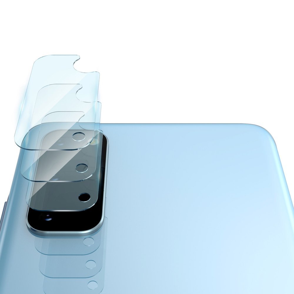 Protector de cámara trasera Ringke IDGL para Samsung Galaxy S20 5G G981 / S20 G980, Cristal Templado, Set de 3 piezas, Transparente.