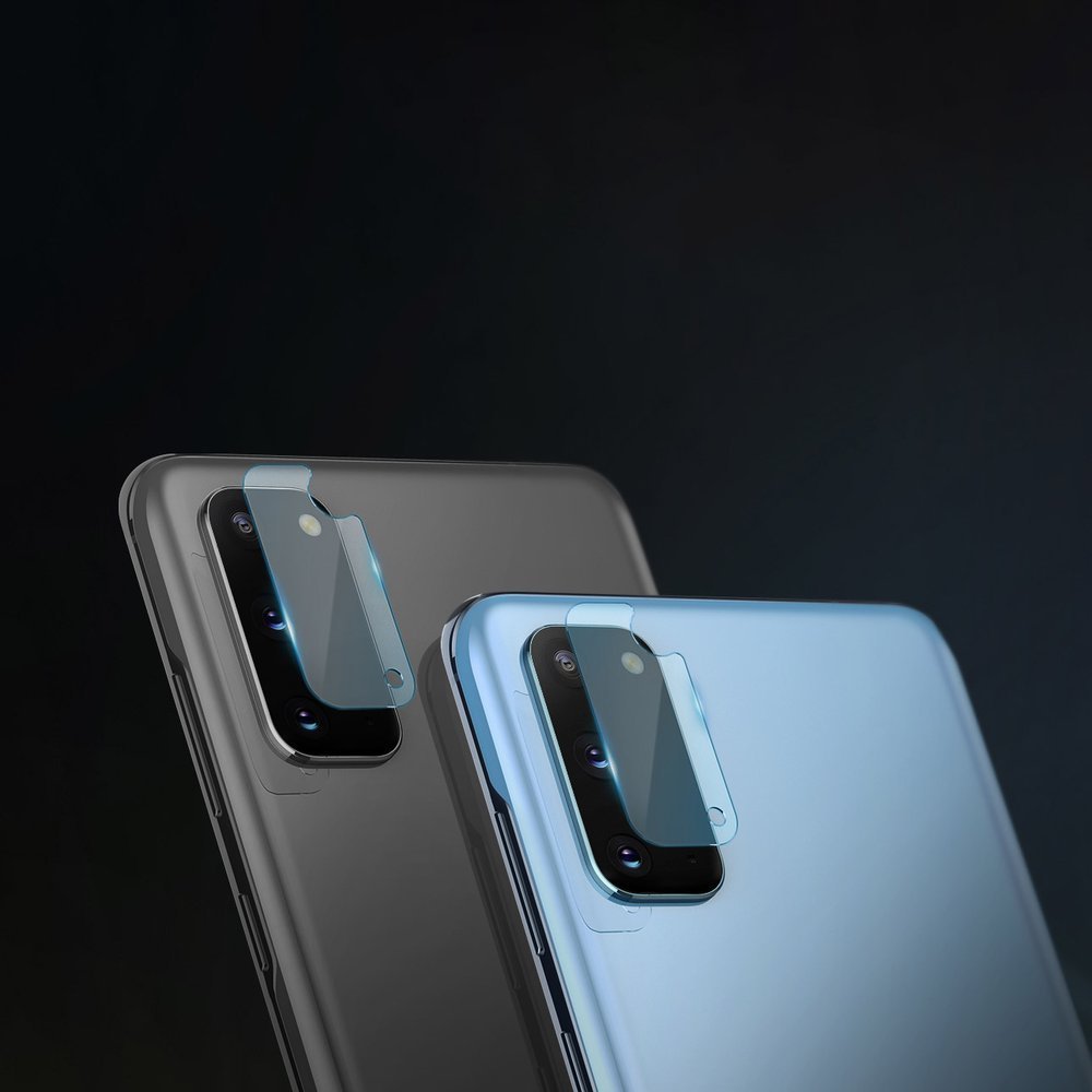 Protector de cámara trasera Ringke IDGL para Samsung Galaxy S20 5G G981 / S20 G980, Cristal Templado, Set de 3 piezas, Transparente.