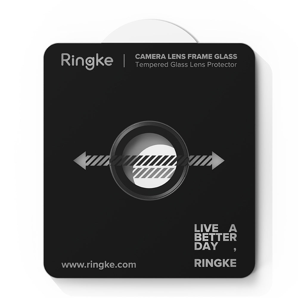 Protector de cámara trasera Ringke para Apple iPhone 17 Air, Cristal Templado, Negro