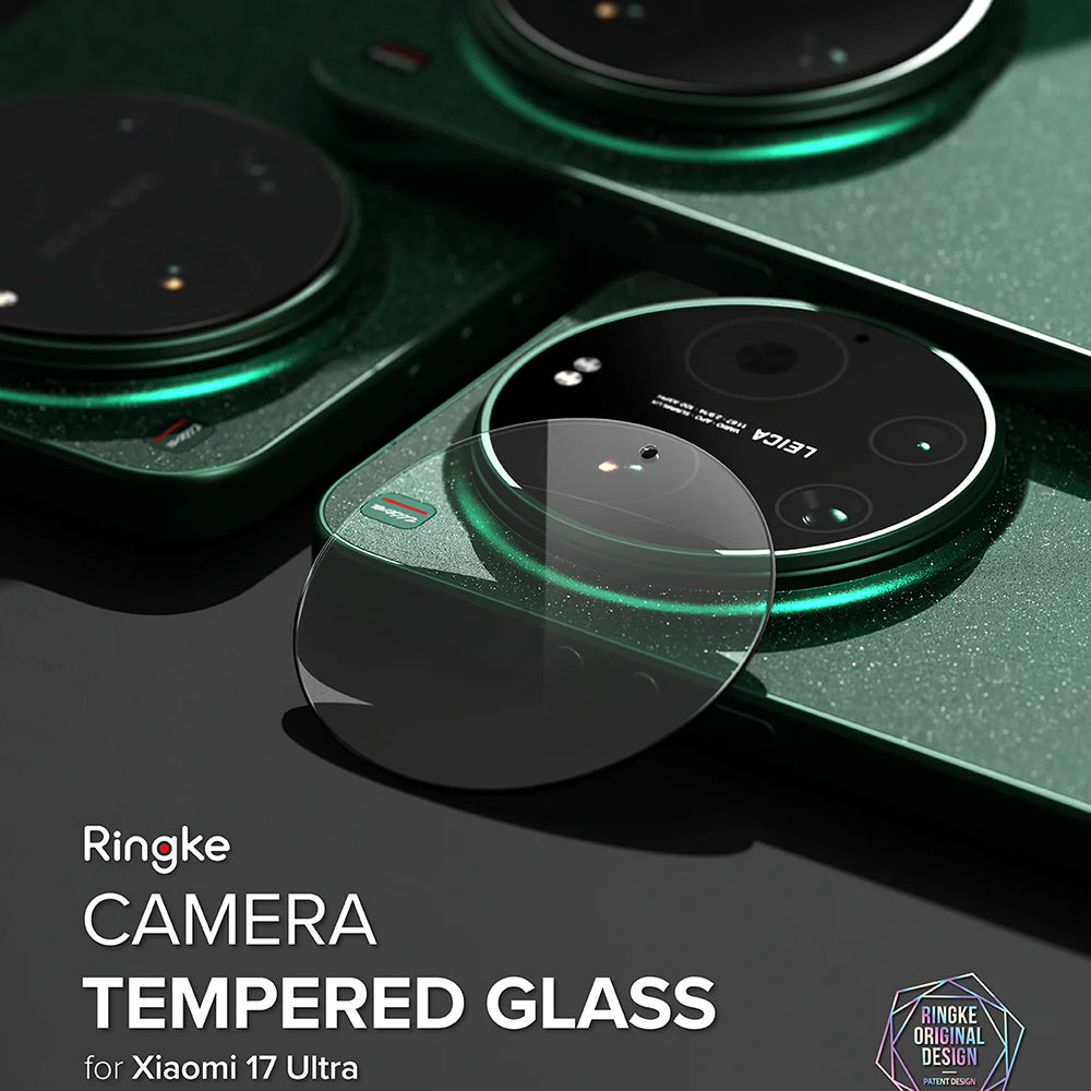Protector de pantalla para cámara trasera Ringke para Xiaomi 17 Ultra, vidrio templado, juego de 2 piezas, transparente