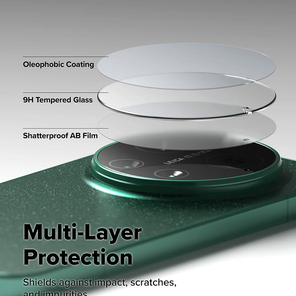 Protector de pantalla para cámara trasera Ringke para Xiaomi 17 Ultra, vidrio templado, juego de 2 piezas, transparente