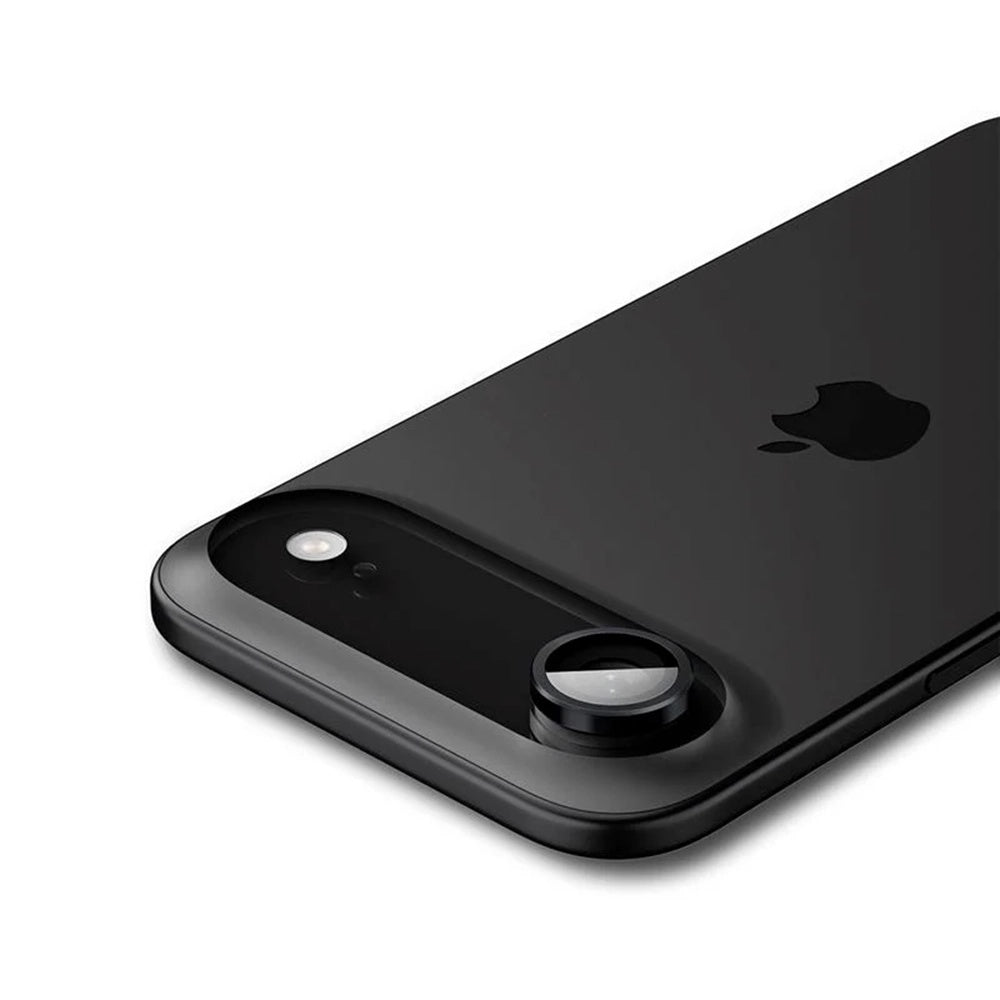 Protector de cámara trasera Spigen GlastR EZ FIT Optik Pro para Apple iPhone 17 Air, Cristal Templado, Set de 2 piezas, Negro AGL09863