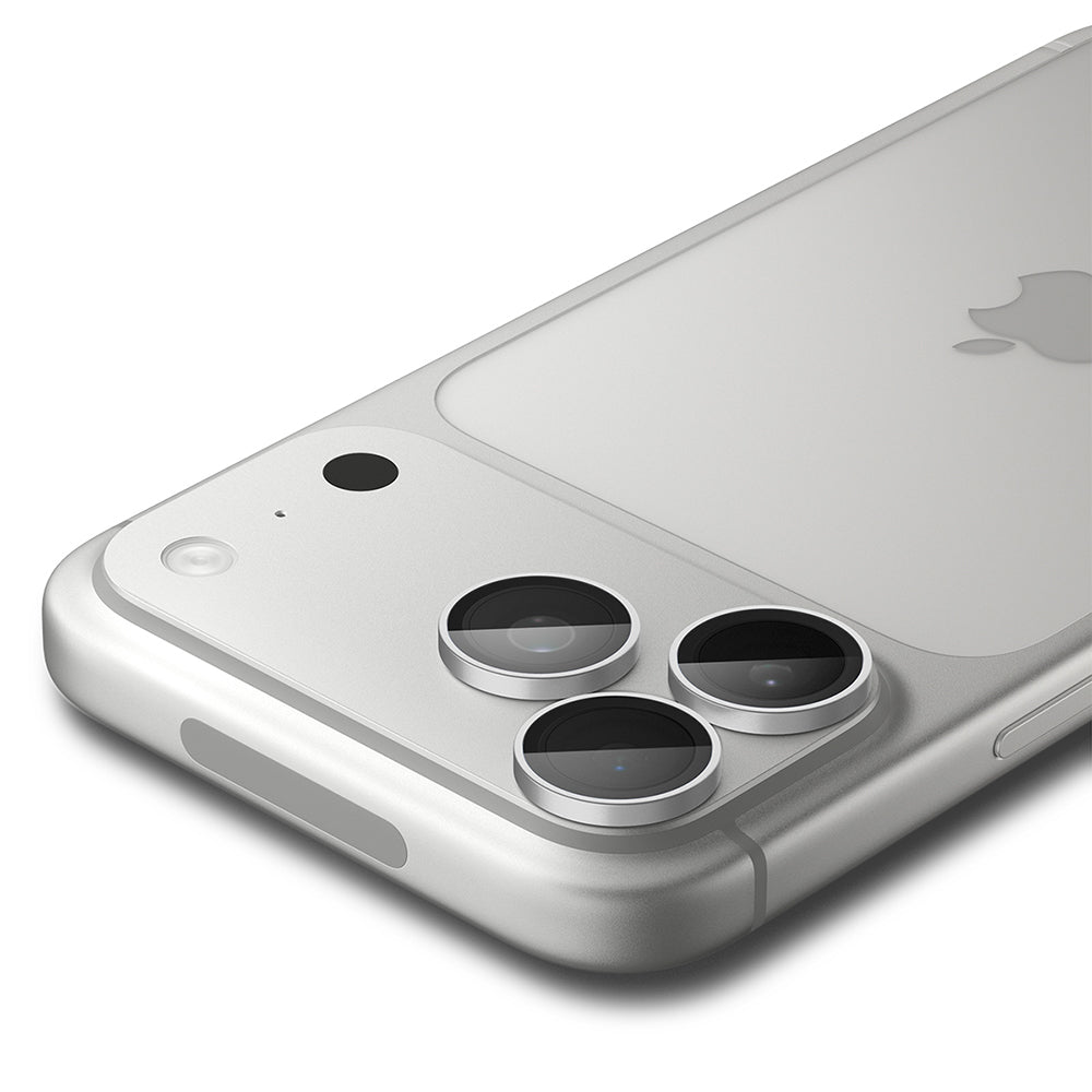 Protector de cámara trasera Spigen GlastR EZ FIT Optik Pro para Apple iPhone 18 Pro / 18 Pro Max, vidrio templado, juego de 2 piezas, plateado