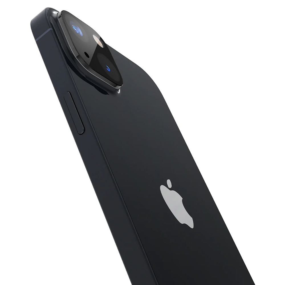 Protector de pantalla para cámara trasera Techsuit para Apple iPhone 14 Plus / 14, vidrio templado, negro