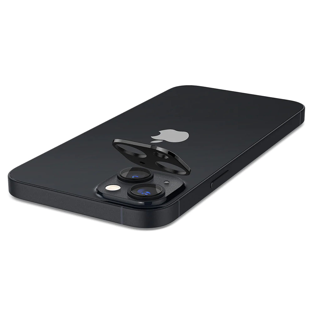 Protector de pantalla para cámara trasera Techsuit para Apple iPhone 14 Plus / 14, vidrio templado, negro