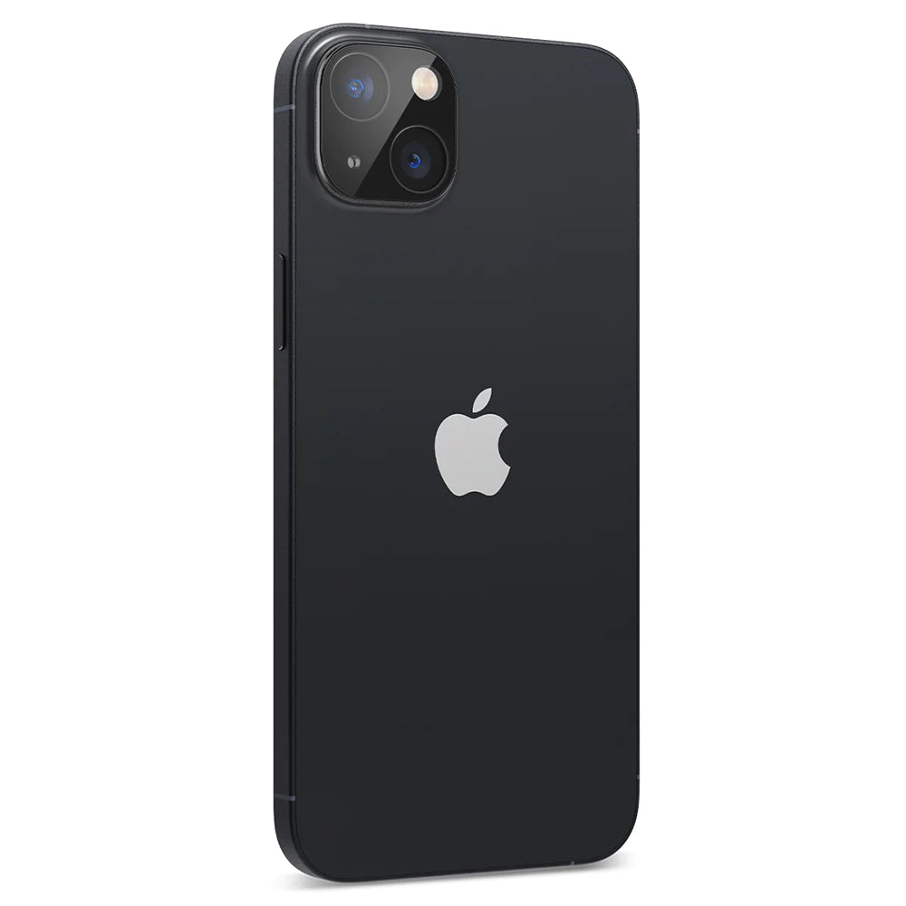 Protector de pantalla para cámara trasera Techsuit para Apple iPhone 14 Plus / 14, vidrio templado, negro