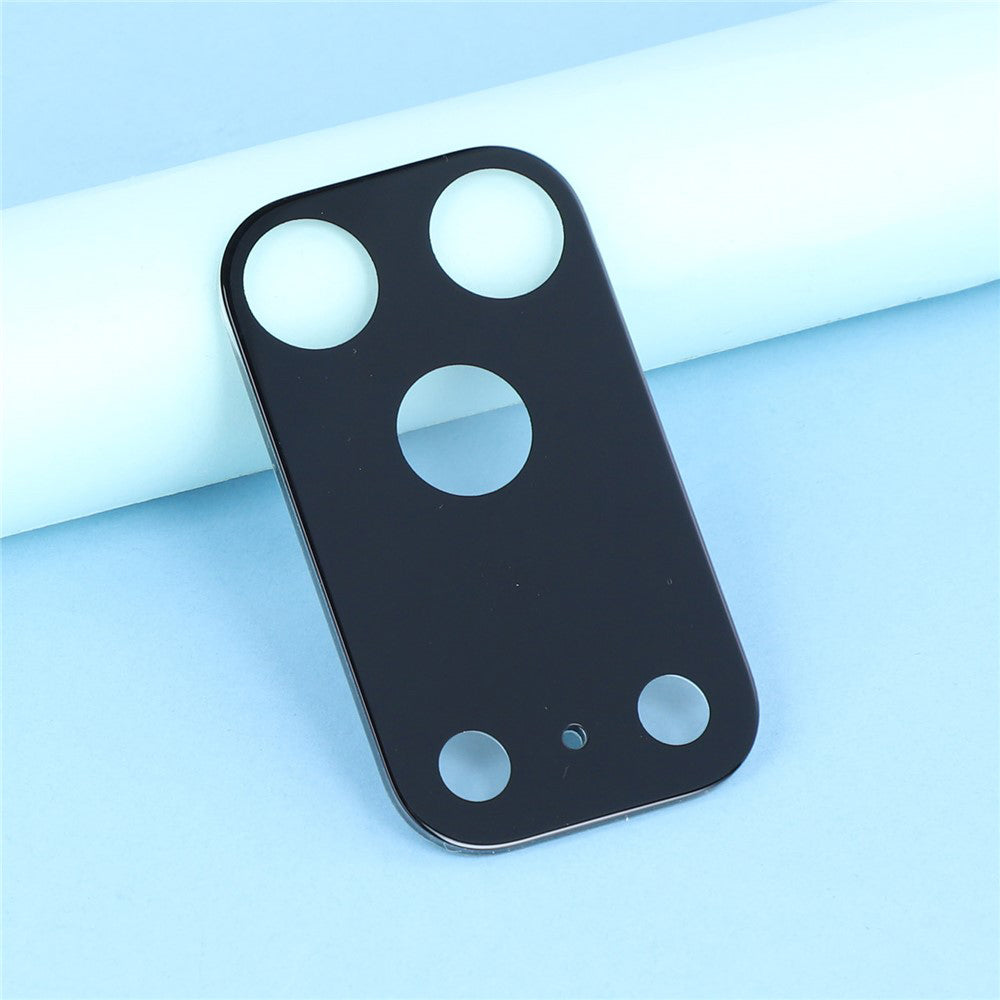 Protector de cámara trasera Techsuit para Apple iPhone 18 Pro Max, vidrio templado, negro