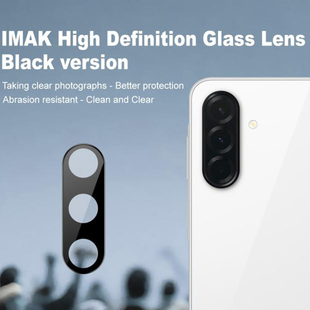 Protector de cámara trasera Techsuit para Samsung Galaxy A17 4G / A17 5G, vidrio templado, negro