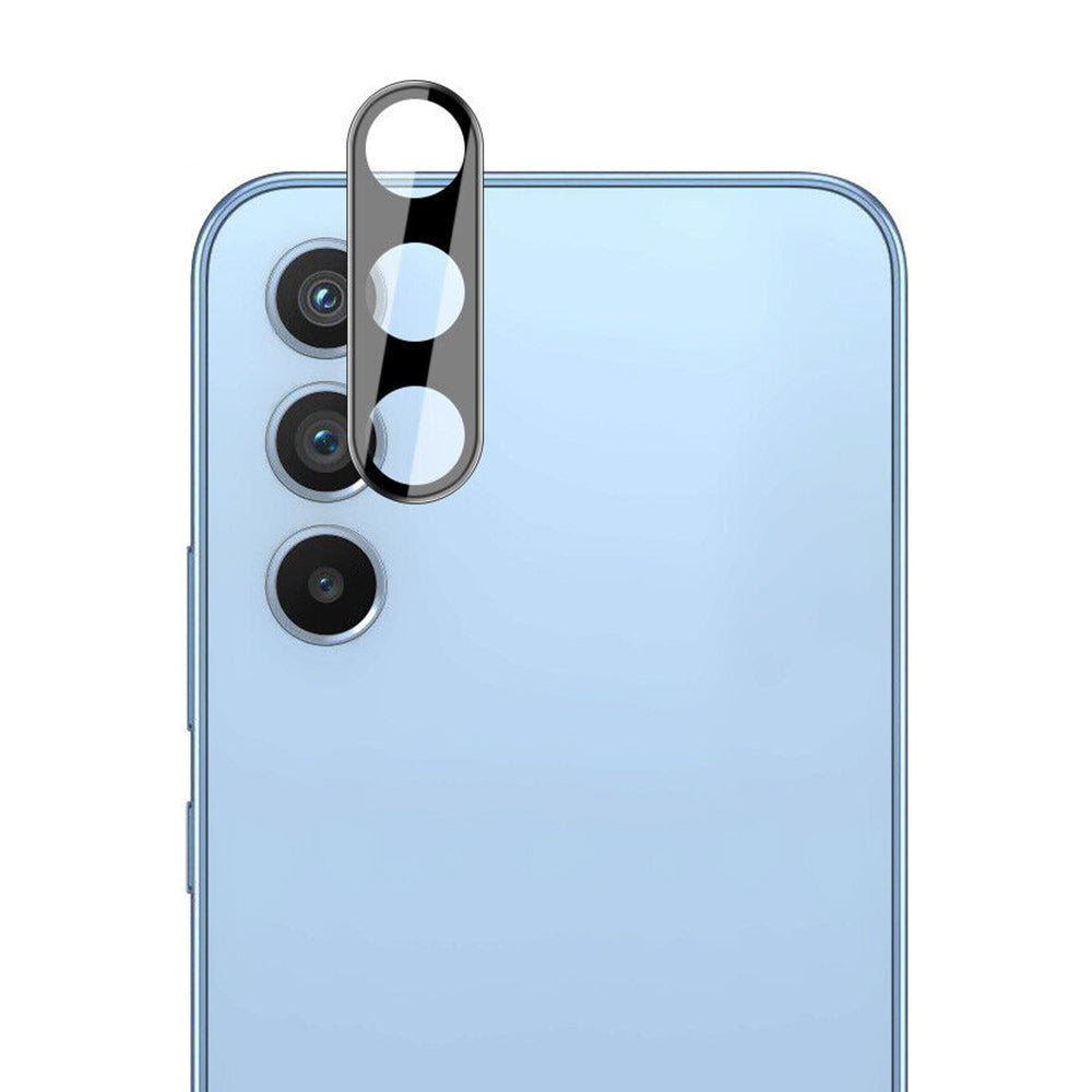 Protector de cámara trasera Techsuit para Samsung Galaxy A34 A346, Cristal Templado, Negro