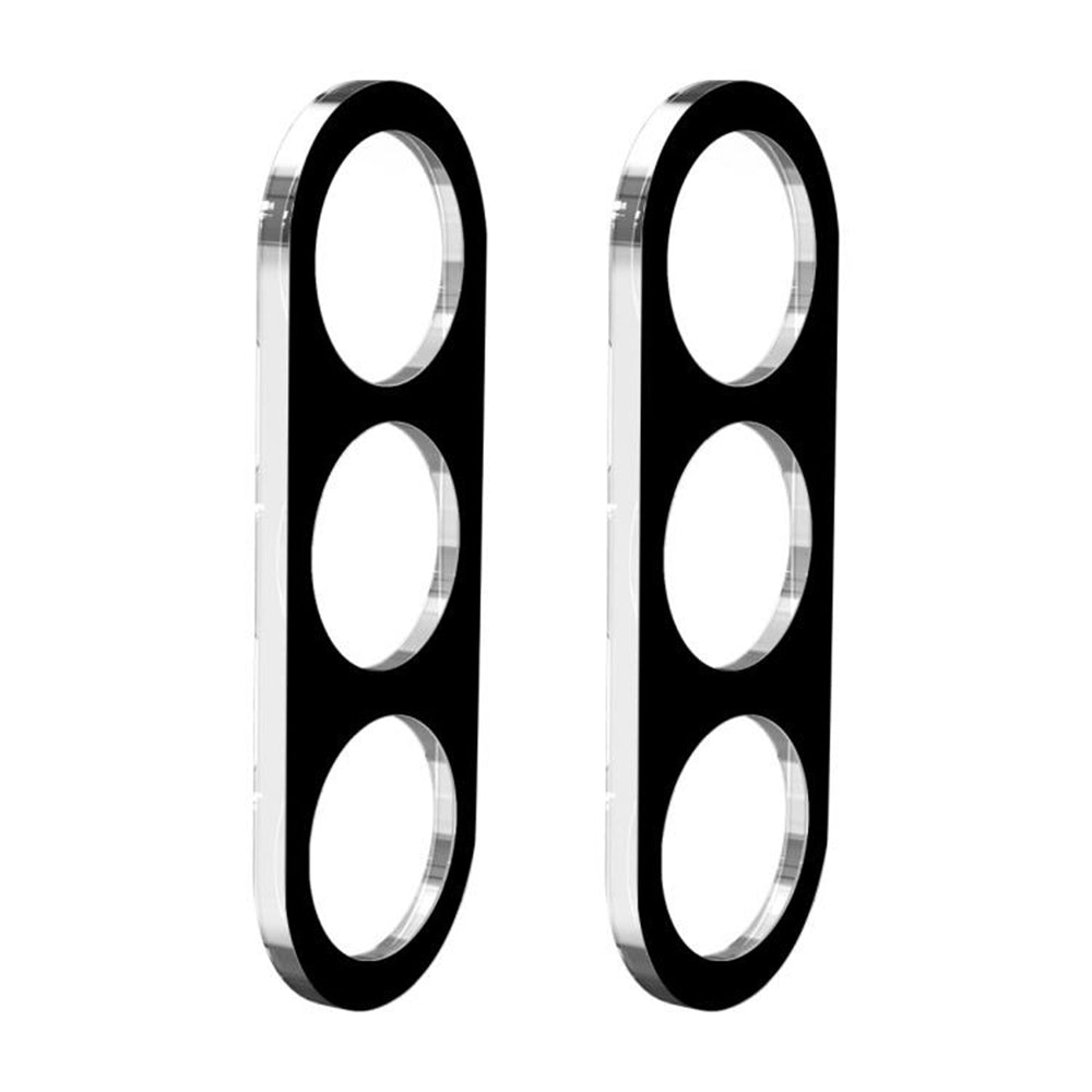 Protector de cámara trasera Techsuit para Samsung Galaxy S25 FE, vidrio templado, negro